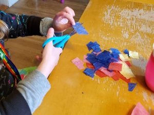 Craft for Kids: Tissue Paper Stained Glass – Winchester Public Library